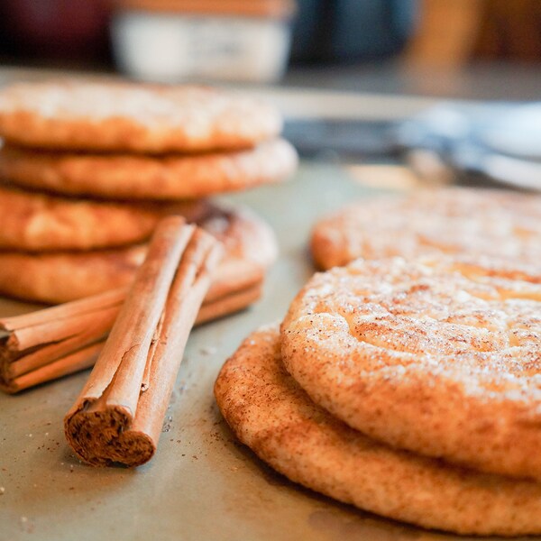 Snickerdoodles! Large Cinnamon-Sugar Cookies Made to Order! Made from Scratch-DFW Delivery-Cookie Catering-Office Party-Rustic Wedding-Gifts