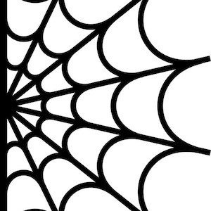 Spider web cross stitch pattern