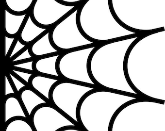 Spider web cross stitch pattern