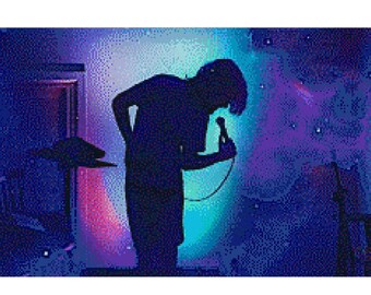 Bo Burnham cross stitch pattern