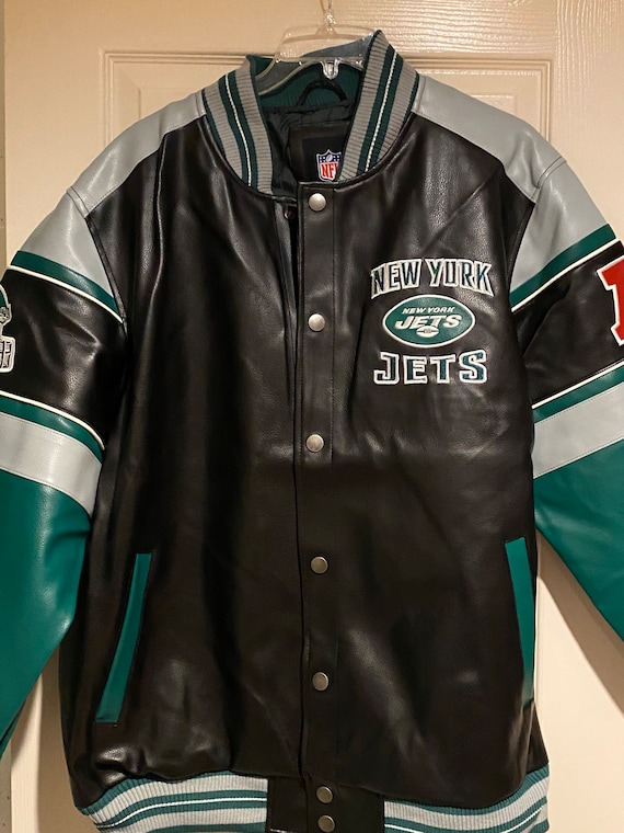 Nfl faux top leather jacket