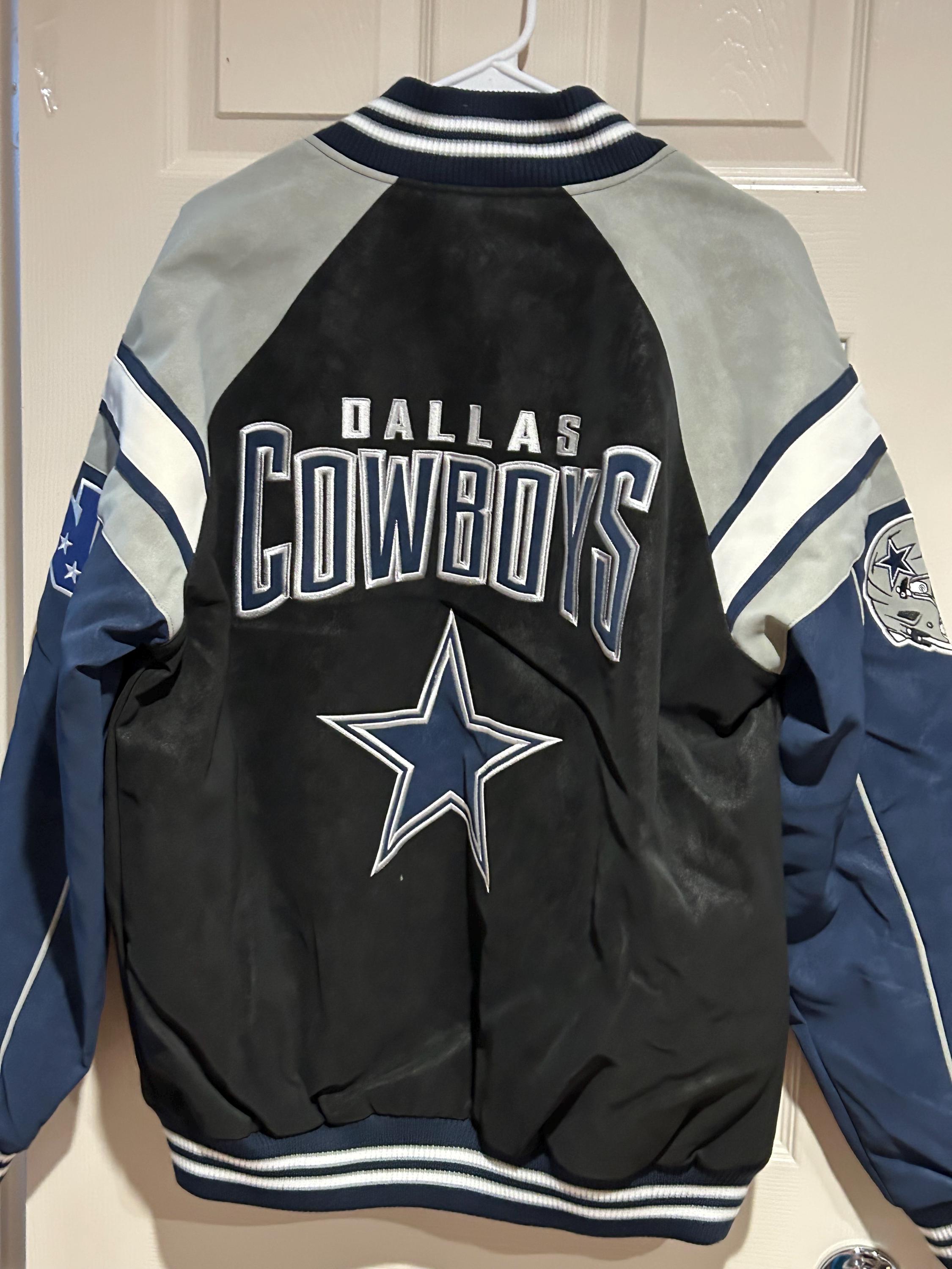 Dallas Cowboys Leather Bomber Jacket - Etsy