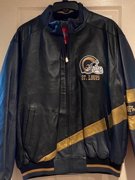 Official St Louis Ram Vintage Jacket New Size XL Faux