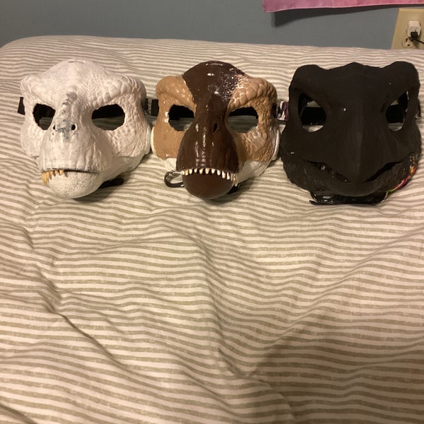 3 Dino masks READ DESC!