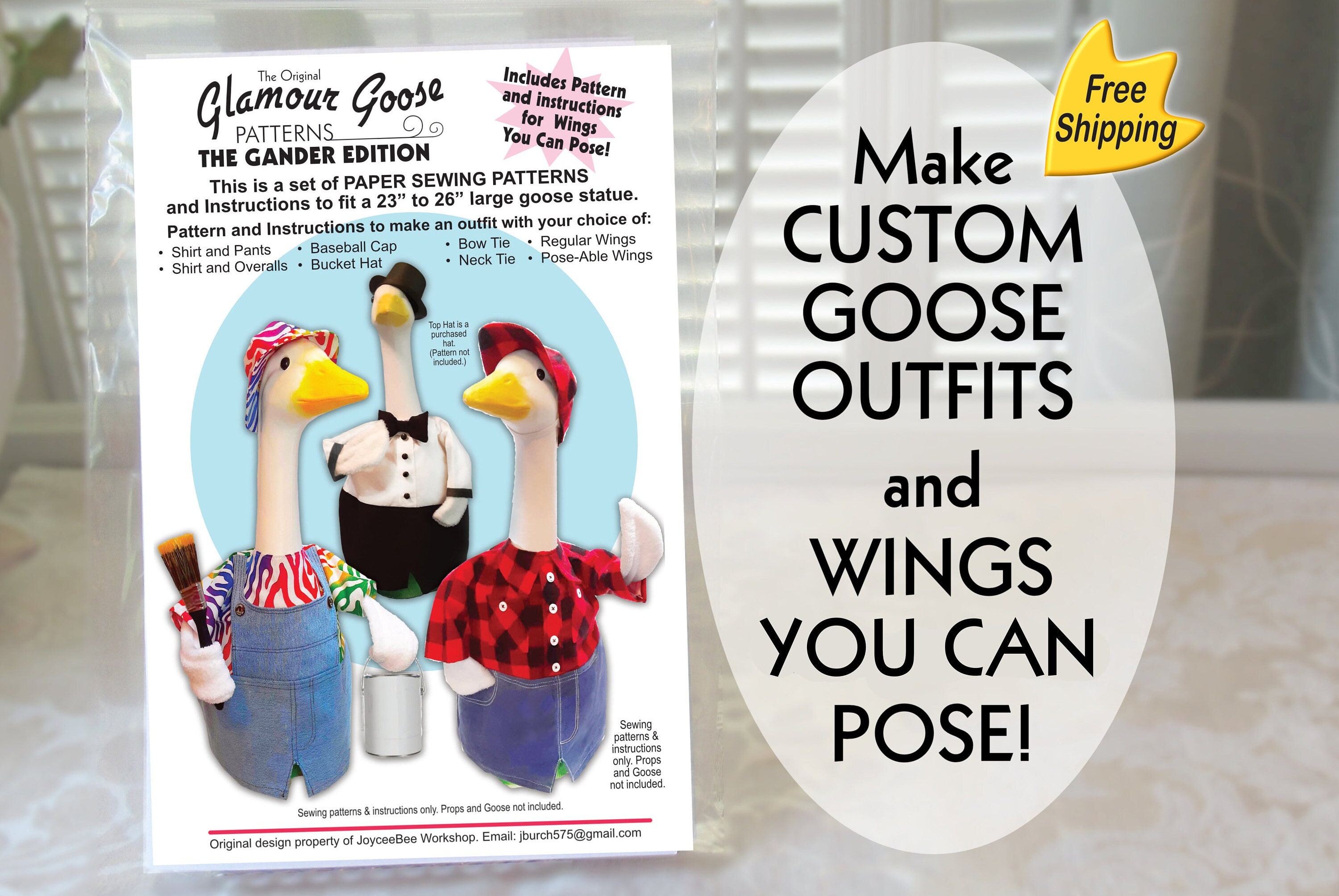 Goose Outfits Pattern for Guys GANDER CLOTHES & Poseable Etsy