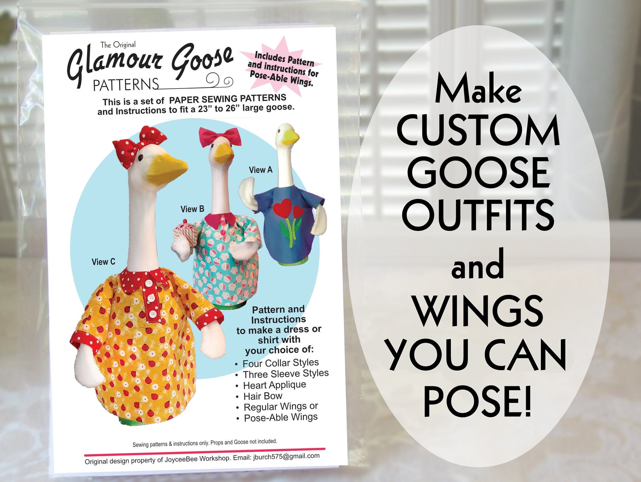 Free Printable Goose Clothes Patterns, The pattern is available to view ...