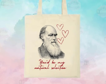 Natural Selection Darwin Tote Bag