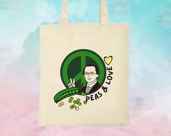 Peas & Love Mendel Tote Bag