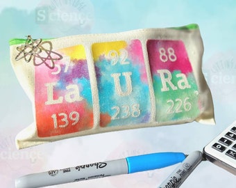 Elements Pencil Case - Science/Chemisty (personalised)