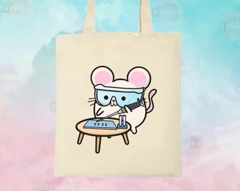 Lab Rat Pipette Tote Bag