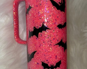 Glow in the Dark vleermuizenbeker: 30oz Hoggdle Halloween-beker.