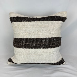 20 x 20 Hemp Pillow , Hemp Cushion , Hemp Pillow , Hemp Pillows , Turkish Pillow , Natural Hemp , Hemp Cushion Cover , Organic Pillow