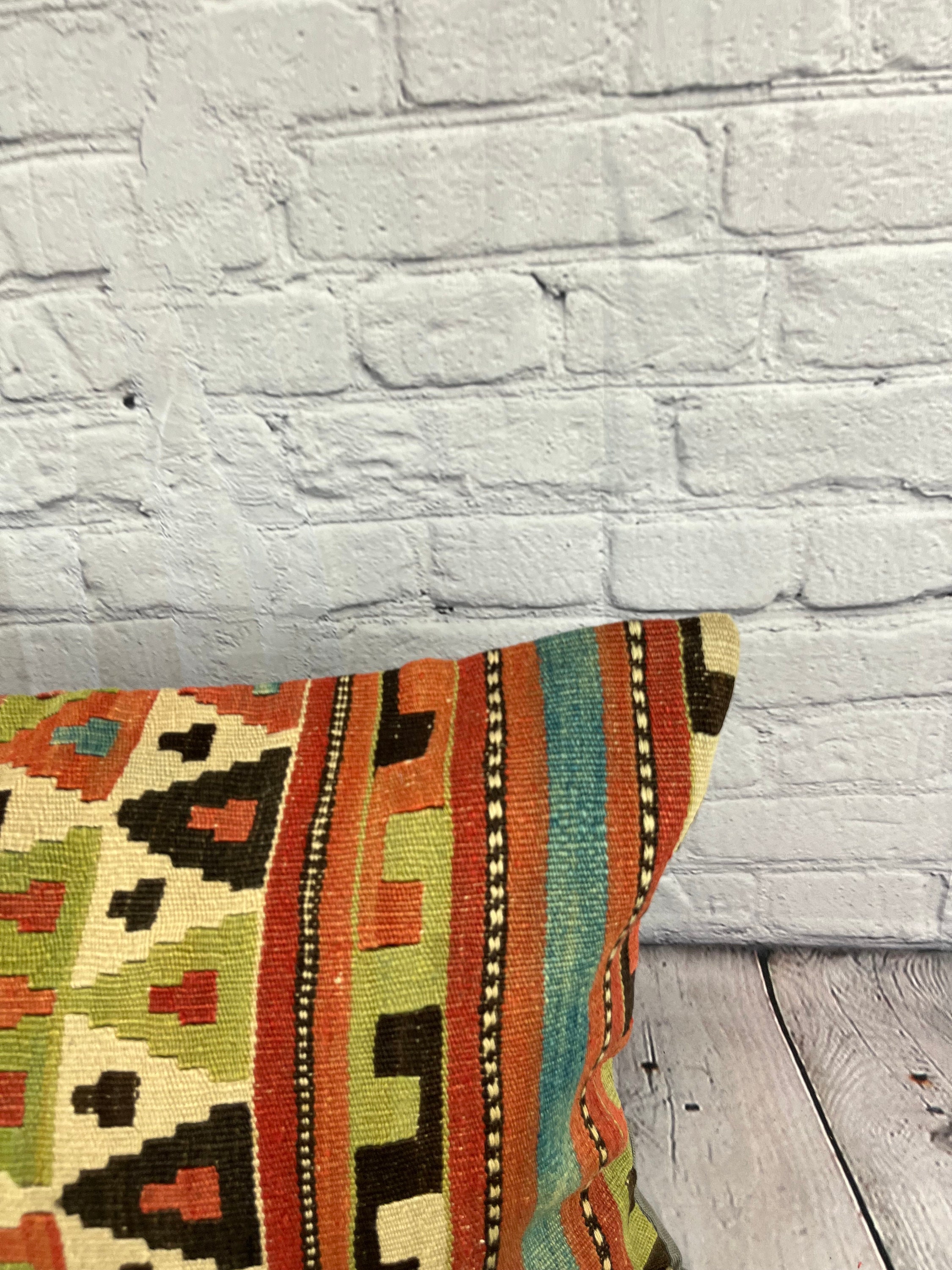 Turkish Kilim Pillow, 16 X 24 Pillow, Oushak Pillow, Lumbar Pillow