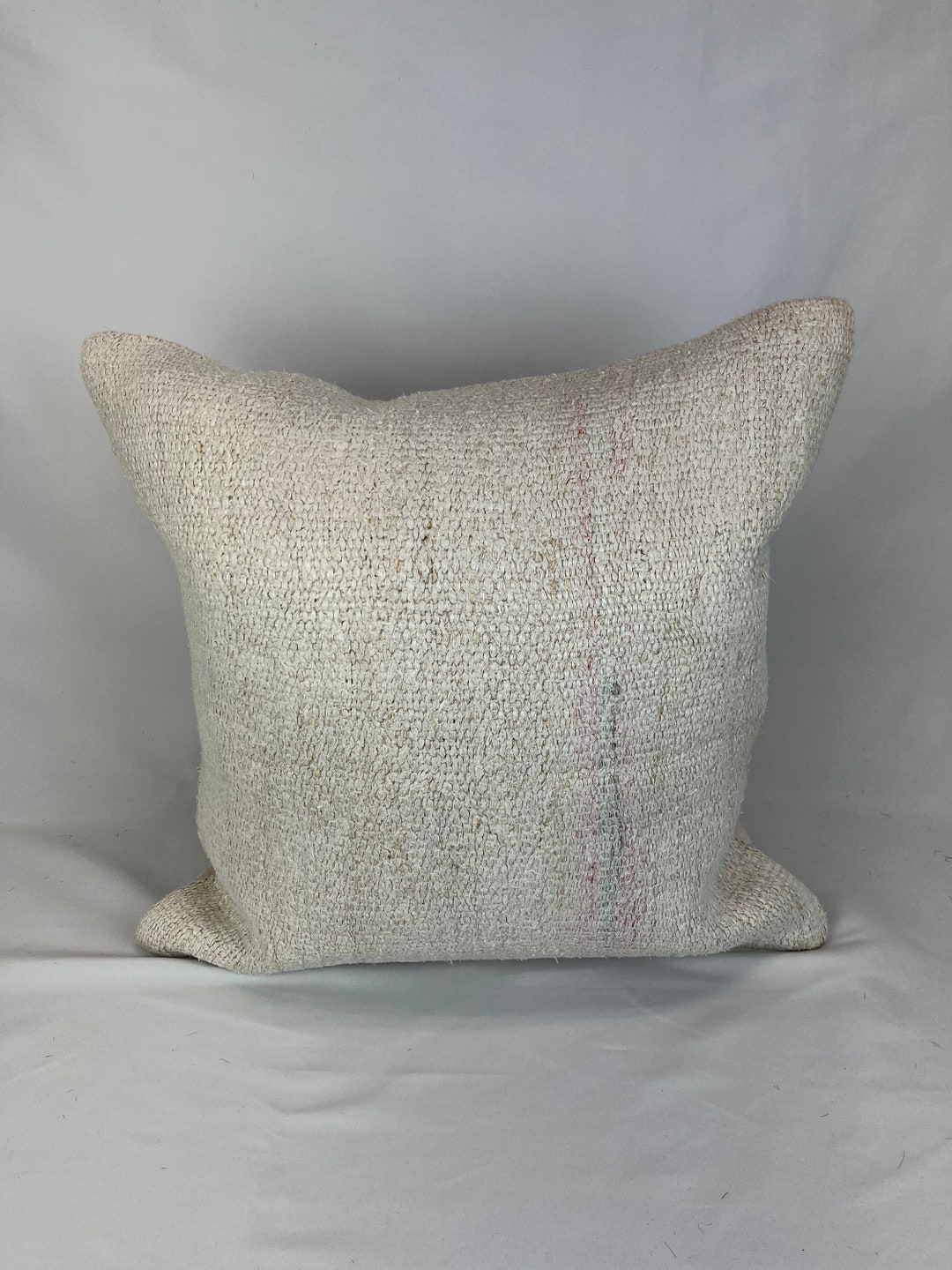 20 X 20 Hemp Pillow , Hemp Cushion , Hemp Pillow , Hemp Pillows , Turkish Pillow , Natural Hemp