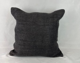 20 x 20 Hemp Pillow , Hemp Cushion , Hemp Pillow , Hemp Pillows , Turkish Pillow , Natural Hemp , Hemp Cushion Cover , Organic Pillow