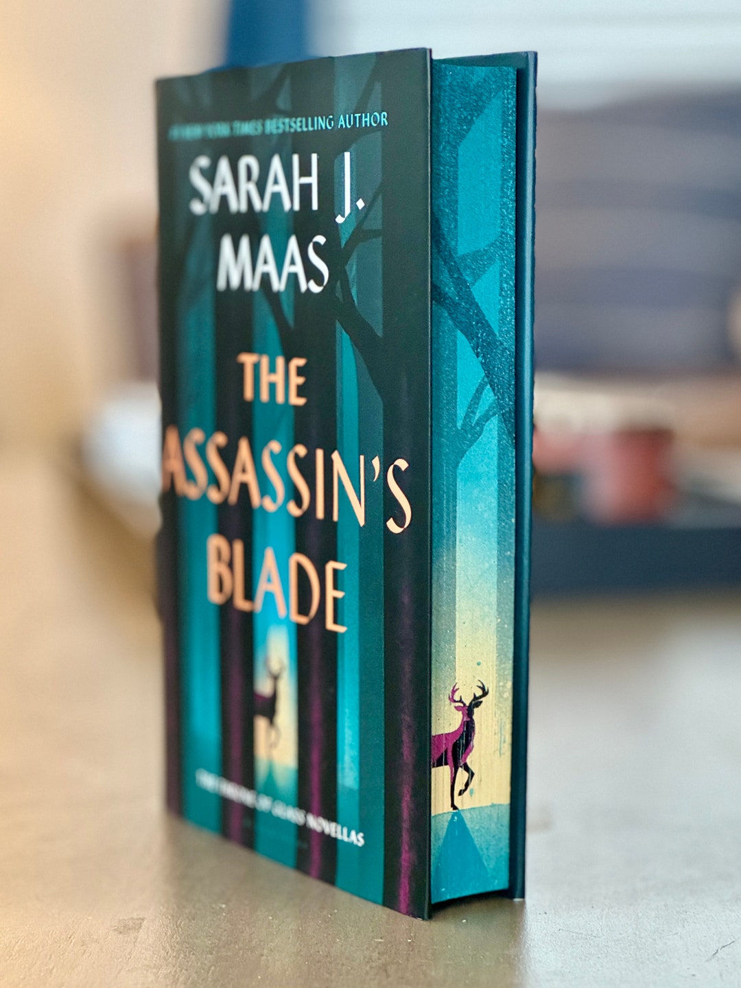 Sprayed Edges Assassin's Blade Custom Paint, Throne of Glass Series