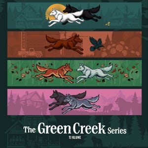 Green Creek Series Sprayed Edge Designs | SVGs | Cricut, Silhouette, cut files | Wolfsong, Ravensong, Heartsong, Brothersong
