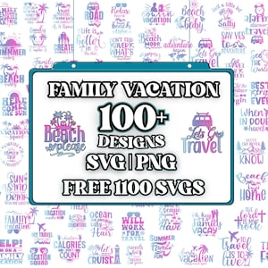 Family Vacation 2025 SVG Bundle, Travel Vacation Svg, Summer 2025 SVG, Beach Vacay Png, Family Vacation Png, Family Holiday, Family Trip SVG