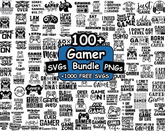 Paquete de SVG de jugador, Paquete de SVG de juegos, Paquete de SVG de jugador, Refranes divertidos de jugador, Citas de jugador, SVG de videojuegos, Citas de juegos, SVG de controlador de juego