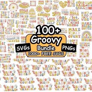 Pacote Groovy Svg, Pacote Mega Groovy Family Svg Png, Groovy One svg, Groovy Dad svg, Groovy mama svg png, Aniversário Svg, Família Correspondente Svg