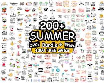 Summer Svg Bundle, Beach Svg, Summertime Svg, Vacation Svg, Retro Summer Vibes Png, Summer Quotes Svg Clipart, Boho Hippie Svg,Summer Cricut
