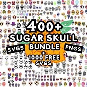 Sugar Skull svg bundle, Sugar Skull circut, Sugar Skull clipart, day of the dead svg, dia de los muertos svg, sugar skull png, cinco de mayo