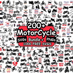 Motorcycle Svg bundle, Bike svg, Motorcycle png, Motorcycle Quotes Svg, Motorcycle Clipart, Biker Svg Bundle, Vintage Motorbike Silhouette