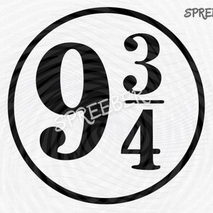 Platform 9 3 4 Png - Etsy Singapore