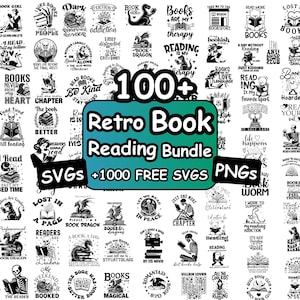 Reading Book Svg Bundle, Booktrovert Svg Png, fan fiction Fantasy Book lover svg, Mystical Floral Books Quotes, Pile of books Svg, Bookworm
