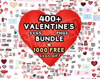 Valentine SVG Bundle, Valentines Day SVG Bundle, Love SVG, Valentine ...