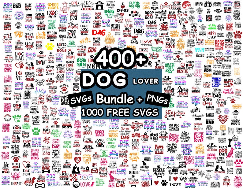 Svg cane, pacchetto Svg cane, pacchetto Svg citazioni divertenti sui cani, citazioni sui cani PNG, detto sui cani Svg, amante dei cani Svg, file Svg tagliati sui cani, mamma cane Svg, animale domestico Svg immagine 1