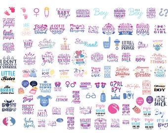 Gender Reveal Svg Bundle, Pink or blue svg, Baby Shower SVG, Baby Feet Svg, Maternity Shirt Svg, Baby Announcement Svg, Matching Family Svg