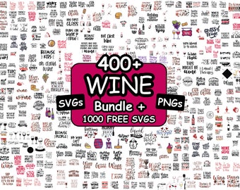 Wine Svg Bundle, Wine Svg, Alcohol Svg Bundle, Wine Glass Svg, Funny Wine Sayings Svg, Wine Quote Svg, Wine Svg Cut Files Cricut, Wine Png