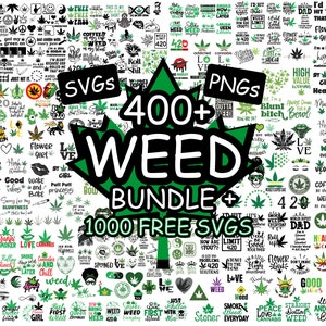 Paquete de SVG de marihuana, paquete de SVG de hoja de marihuana, paquete de SVG de citas de marihuana, paquete de SVG de fumador, paquete de PNG de marihuana, SVG de fumar, SVG hippie para Cricut
