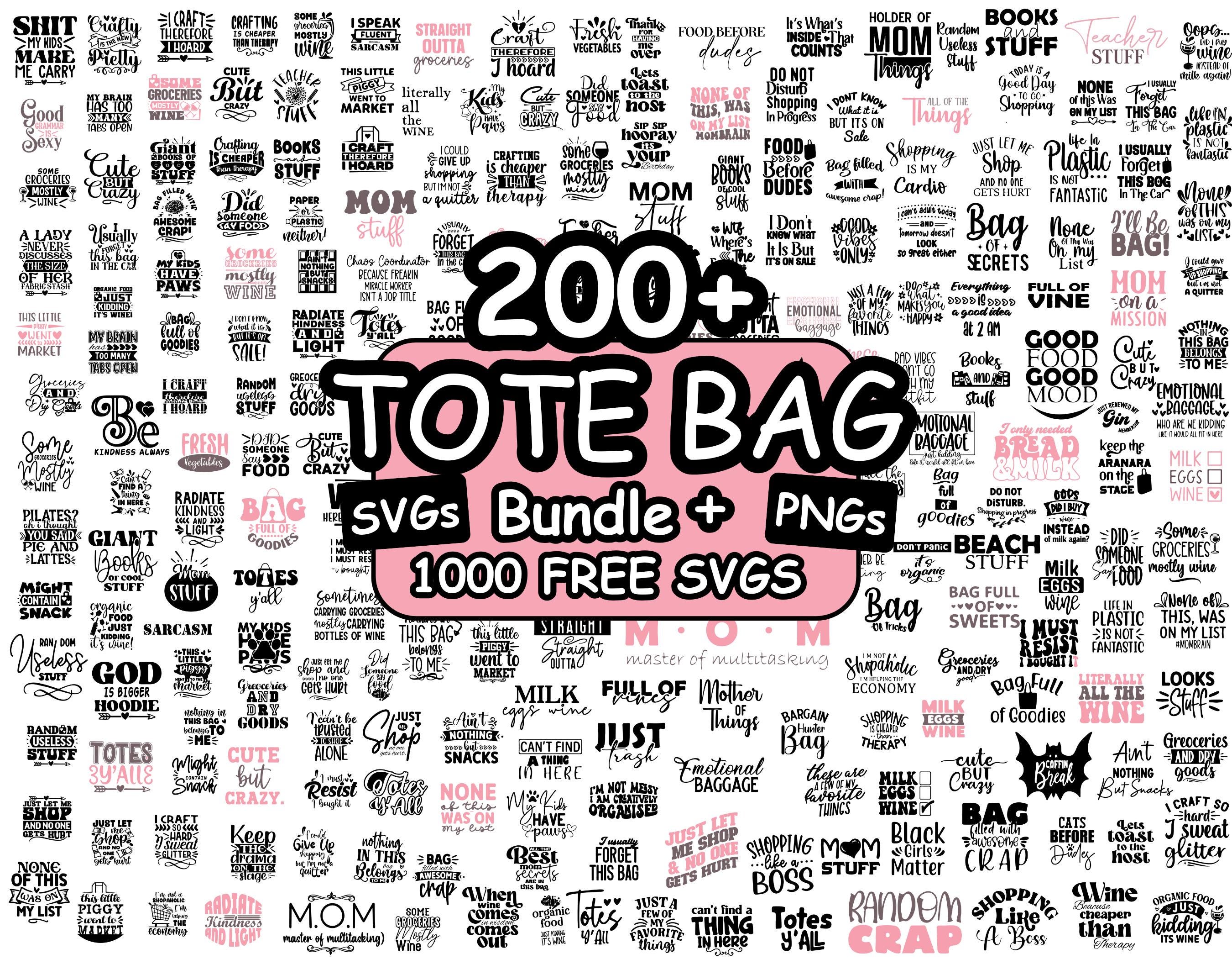 Funny Tote Bag Svg Bundle, Tote Bag Quotes Svg, Tote Bag Sayings Svg, Mom Bag Svg, Market Bag svg cricut, Tote Bag Png,Emotional Baggage svg