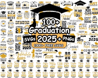 Paquete SVG de graduación, paquete SVG de la clase de 2025, paquete SVG para estudiantes de último año de 2025, SVG para estudiantes de último año de 2025, SVG para estudiantes de último año, SVG para camisetas de graduación, SVG de la clase de 25