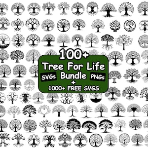 Family tree Svg bundle, Tree of Life svg, Tree Silhouette Svg Bundle, Forest Vector Bundle, Hand Drawn Trees Png Svg,Tree Of Life Svg Vector