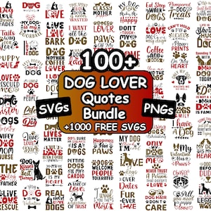 Paquete SVG de citas para amantes de los perros, refranes sobre perros, mamá de perro, perro-trovertido, mascota, pawsitive, archivos SVG para Cricut, sublimación, mascota