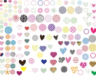 Keychain Svg Bundle, Keychain Pattern Svg, Key Ring Svg, Paint Brush Strokes Svg, Round Keychain Svg, Keychain Cut File, Digital Download