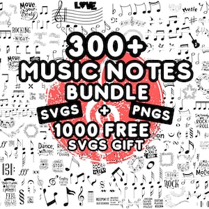 Muzieknoten Svg, muzieknoten Clipart, Band SVG, muziekleraar svg, muziek symbolen Svg, Solsleutel Svg, gitaar Opmerking Svg, muziek Svg bundel