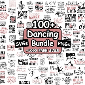 Dans Svg-bundel, Dance Quotes Svg, Dance Lover Svg, Dance Mom Svg, Dance Coach Svg, Dance Shirt Svg, Dance Quotes svg, Dance Sayings Svg Png