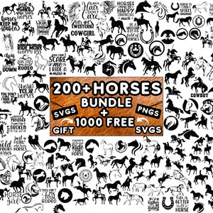 Horse Svg, Horse Svg Bundle, Horse Png, Equestrian Svg, Horse Silhouette, Horseshoe SVG,  Horse Head Svg, Horse Lover Svg, Horse Girl Svg