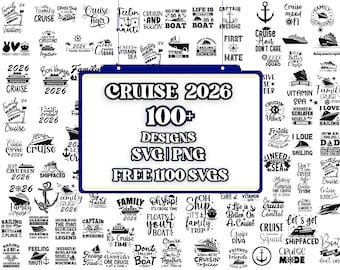 Paquete de crucero familiar 2026, Equipo de crucero 2026, Viaje familiar 2026 SVG, Crucero de vacaciones SVG, Crucero de cumpleaños SVG, Crucero familiar, Descarga digital
