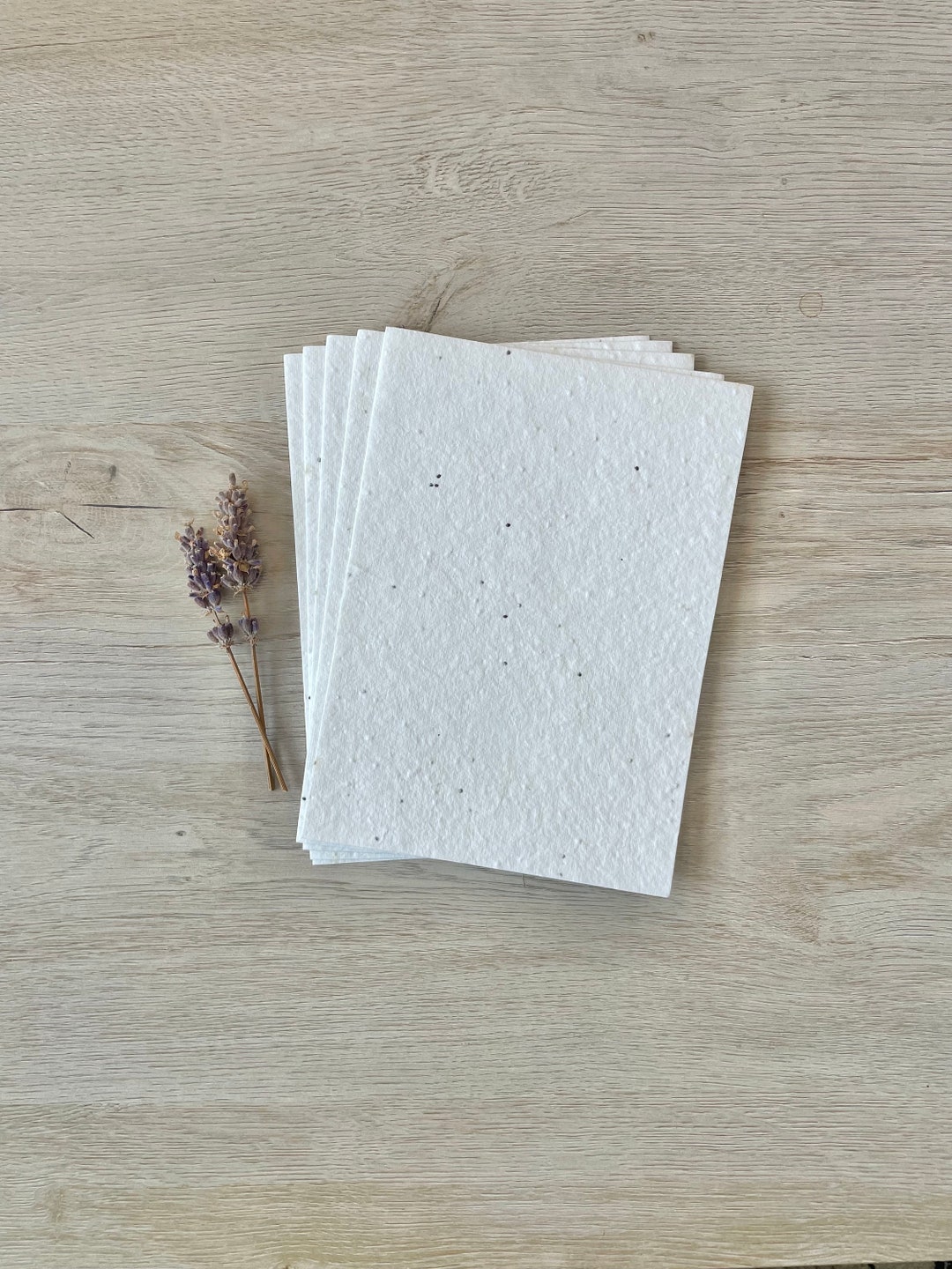 300 Gsm 5x7 Basil Seed Paper Flower Handmade Herb Seed Flower Paper