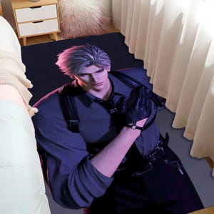 Non-Slip & Stain-Resistant Bedside Rug/Mat for Bedroom, Love and Deepspace Rug, Xavier/Zayne/Rafayel/Sylus/Caleb
