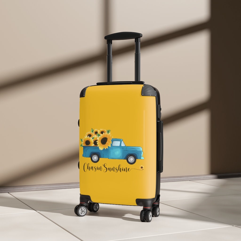 Hardshell Suitcase With Wheels, Combo Code Lock, Suitcase - Etsy