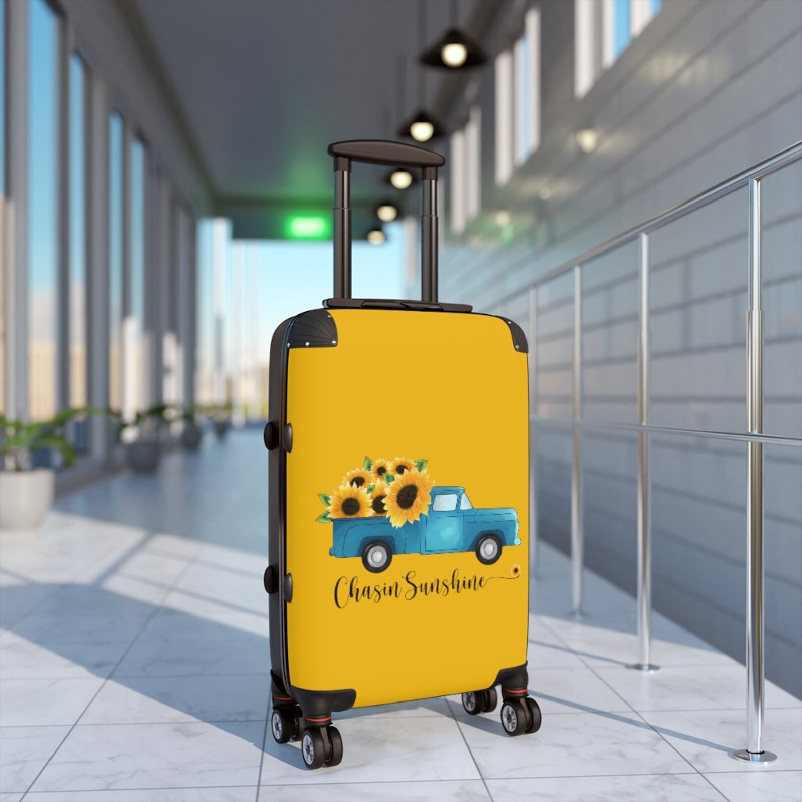 Hardshell Suitcase With Wheels, Combo Code Lock, Suitcase - Etsy