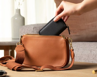 Leather Wallet Small Wallet Minimalist Wallet Woman Slim Black Leather Cute Wallet Women Black Leather Small Wallet For Woman Leather