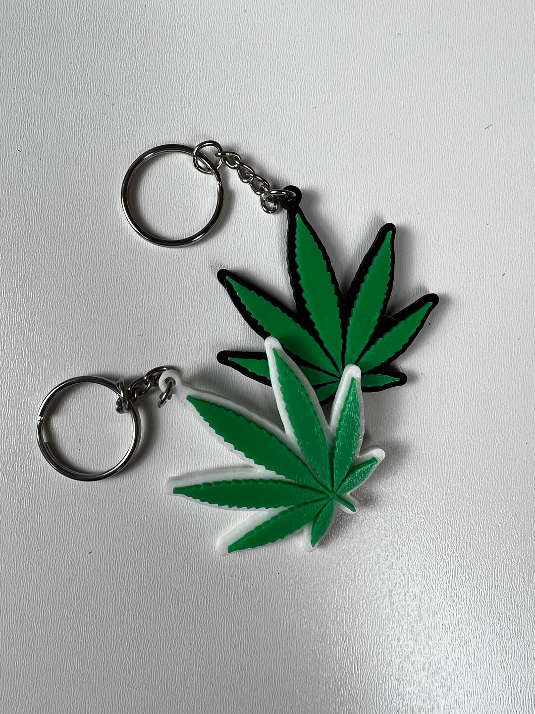 Pot Leaf Keychain | Marijuana Keychain | 420 Gift | PLA - Etsy