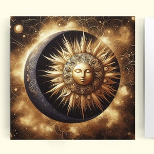 Sun and Moon - Greeting Cards - Single or Bulk Pack of 10